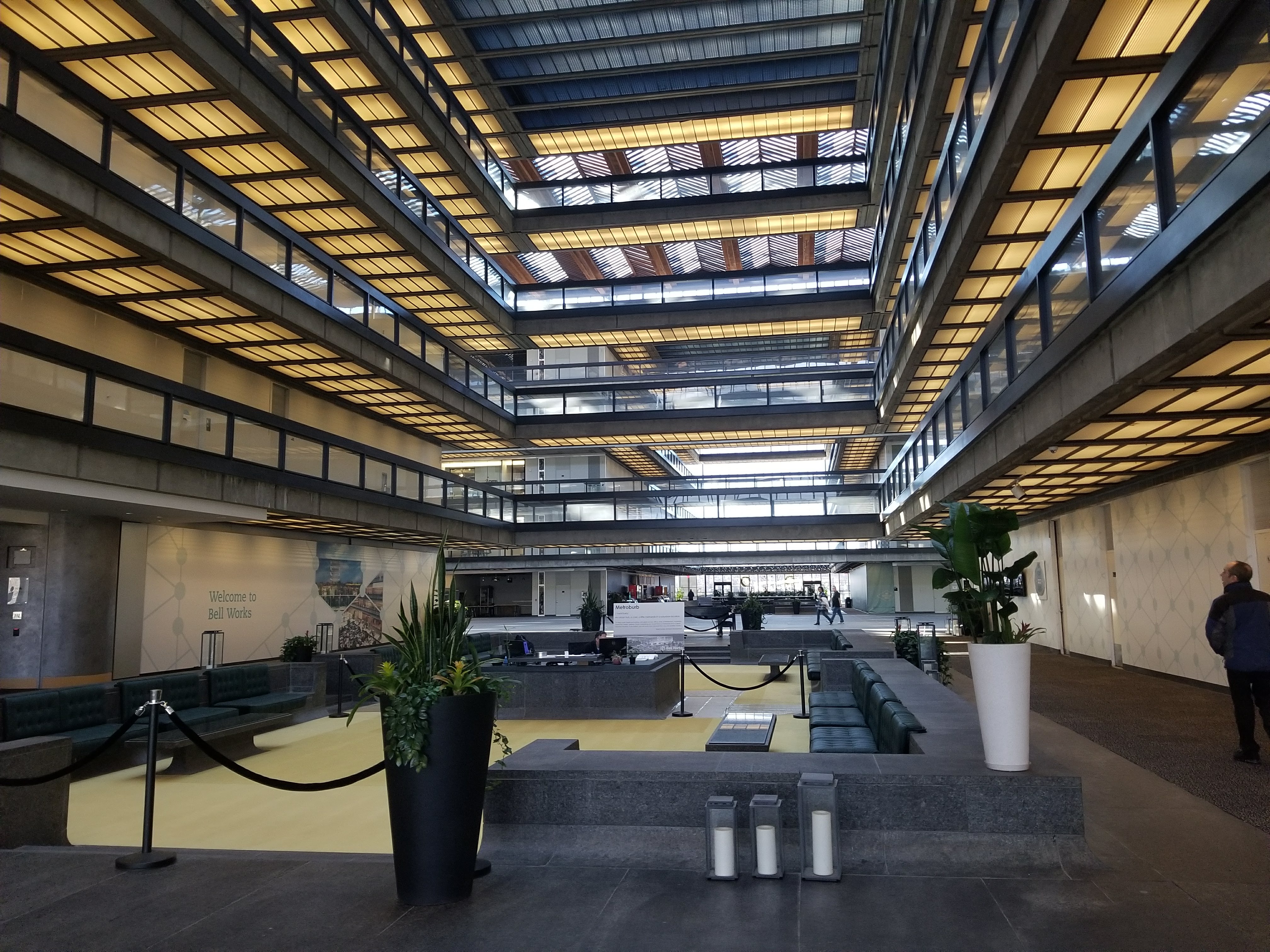 Lobby and Atrium of the Bell Labs Holmdel Complex